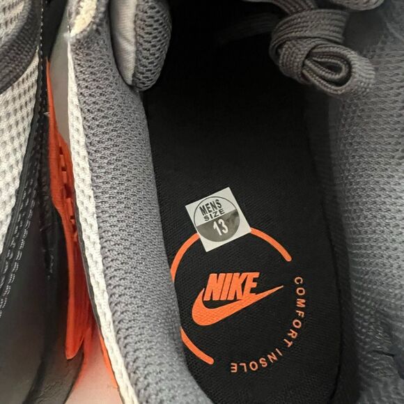 Nike Air Max Excee Sneaker Mens Size 13 Iron Gray Orange Running Shoe DM8683-001 - Picture 7 of 10